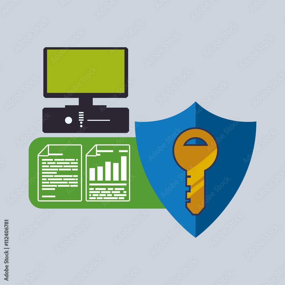 Data Security design. Protect icon. Data center illustration , vector Data Security design. Protect icon. Data center illustration , vector