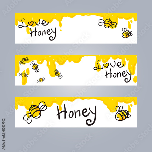 honey and Bee illustration