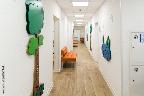 Children's Medical Center with educational games on walls photo