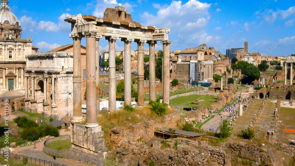 Roman Forum in the Morning, Rome, Italy