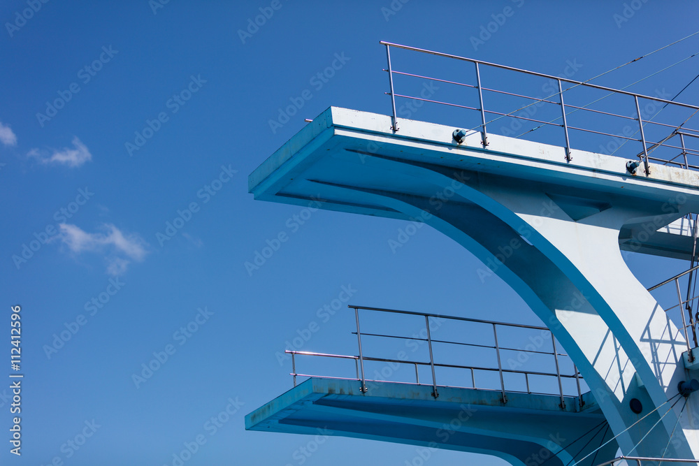 Olympic diving platform Photos Adobe Stock