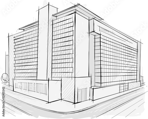 Sketch of building