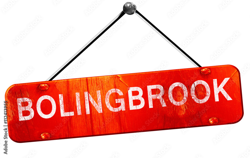 bolingbrook, 3D rendering, a red hanging sign bolingbrook, 3D rendering, a red hanging sign