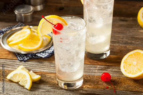 Refreshing Classic Tom Collins Cocktail photo