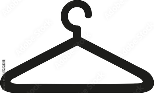 Clothes hanger icon photo