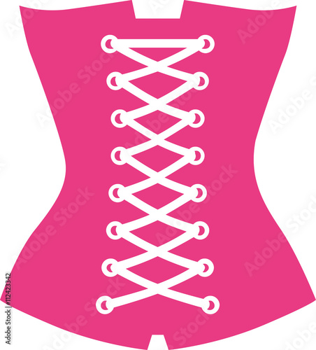 Pink corset