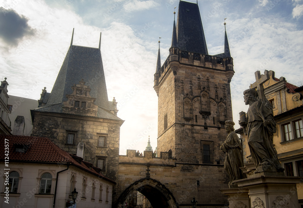Entrance of Charles Bridge, Prague