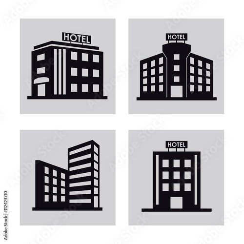 Hotel design. Service icon. Flat illustration , vector