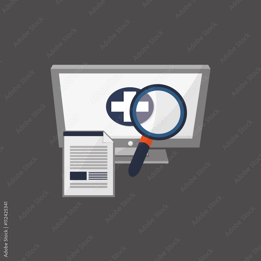 Medical care design. Health care icon. Flat illustration , vector