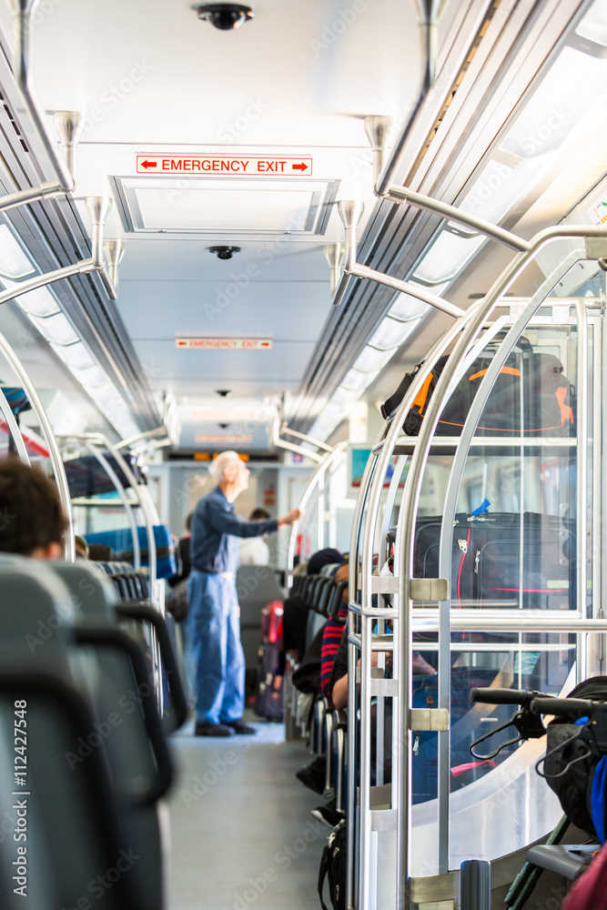Fototapeta premium Commuter train