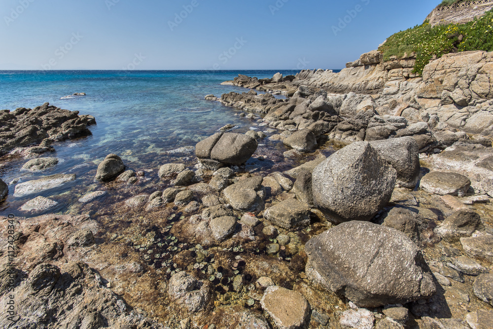 Platis Gialos Beach on the island of Mykonos, Cyclades Islands Platis Gialos Beach on the island of Mykonos, Cyclades Islands