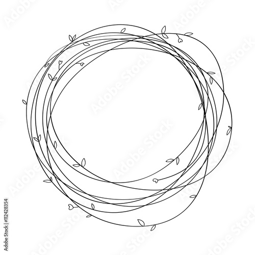Vintage decorative wreath