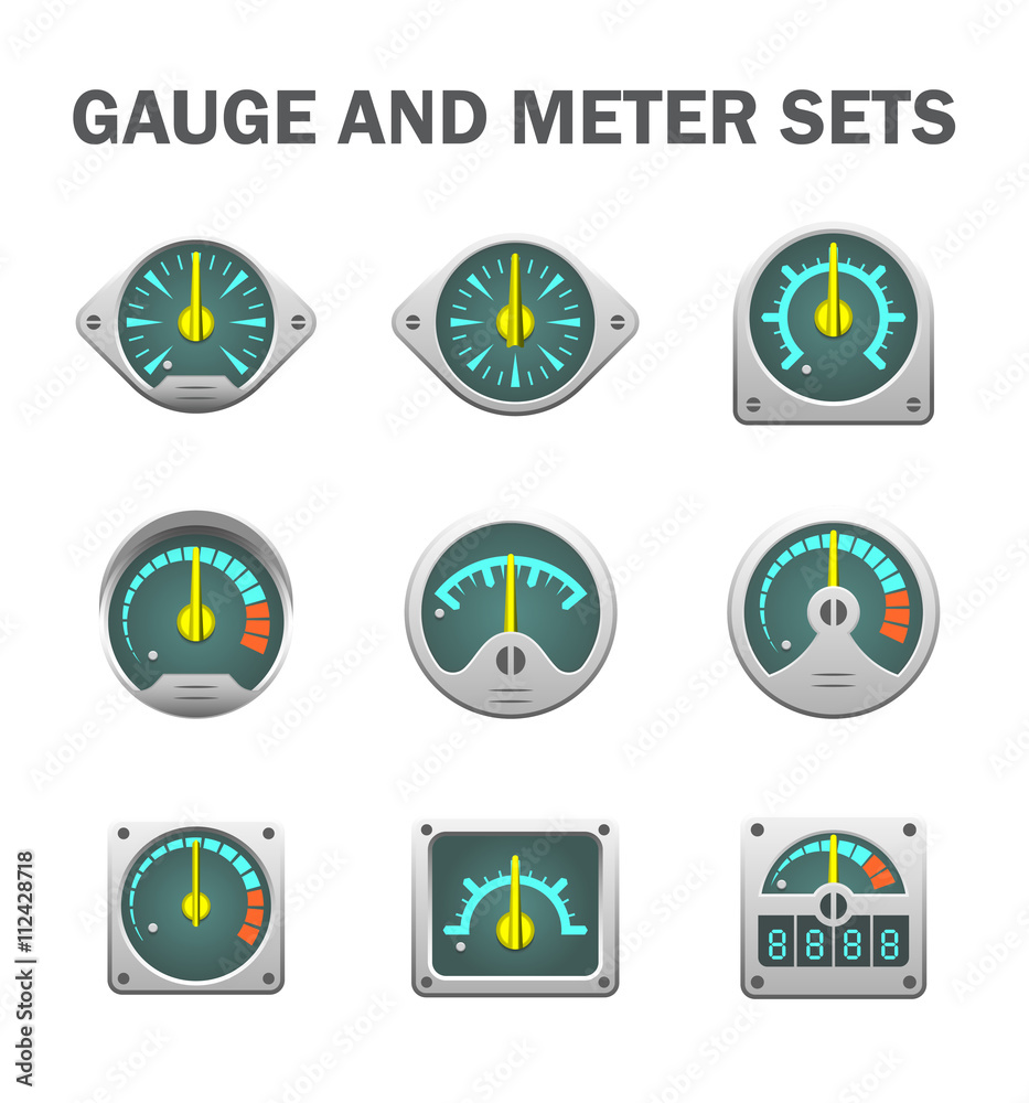 Gauge meter sets Gauge meter sets