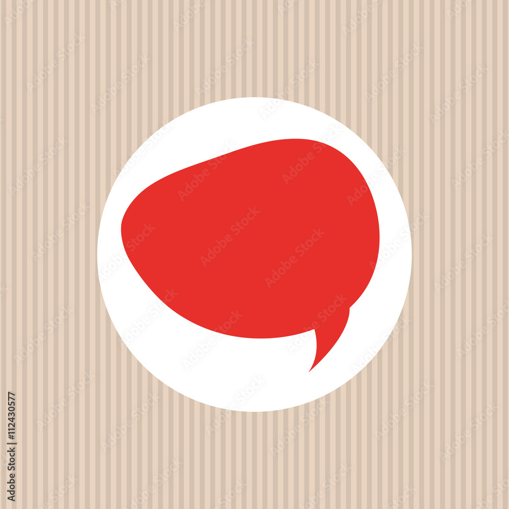 Communication design. bubble icon. Colorful design