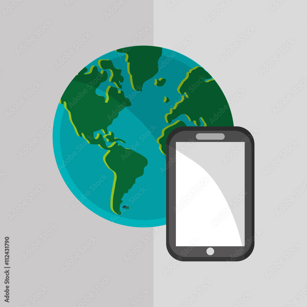 Communication design. Internet concept. Isolated illustration, vector Communication design. Internet concept. Isolated illustration, vector