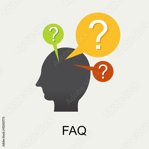 Frequently Asked Questions FAQ concept illustration concept. Online support concept. Human question.
