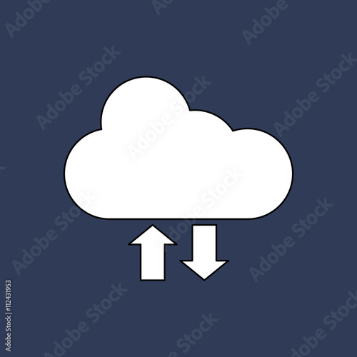 Communication design. Internet concept. Isolated illustration, vector