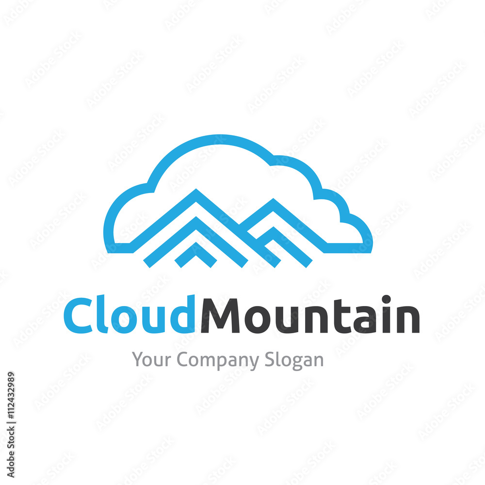 Cloud Mountain Logo,Cloud logo template,mountain logo,vector logo template Cloud Mountain Logo,Cloud logo template,mountain logo,vector logo template