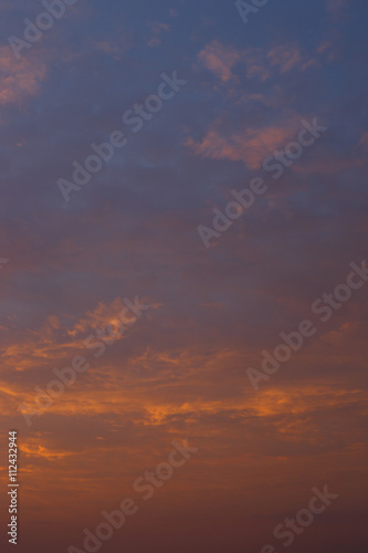 Clouds and sky at sunset © weerajata