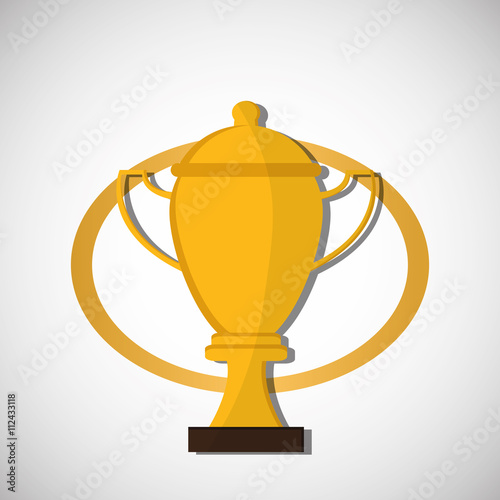 Champion design. winner icon. Colorful illustration , vector