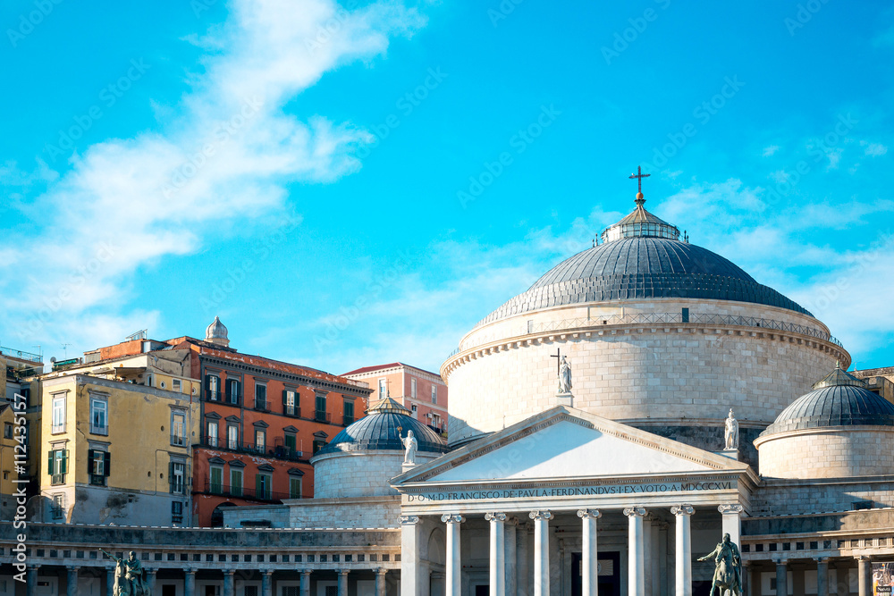 San Francesco di Paola, Plebiscito Square in Naples, Italy
