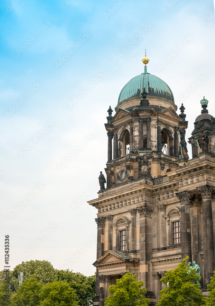 view of Gothic Cathedral in Berlin, Germany
