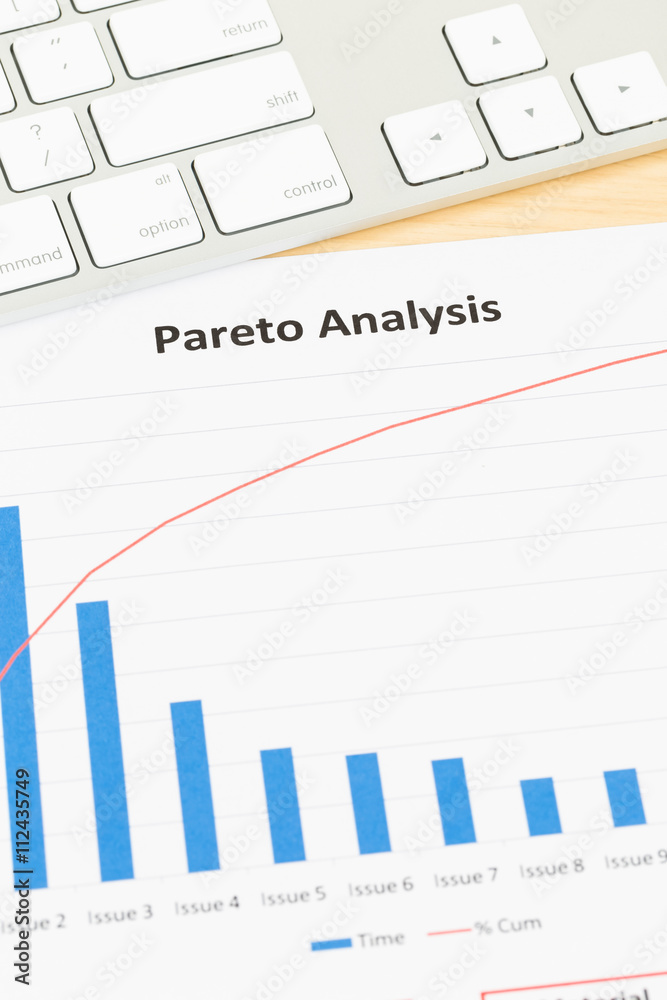 Pareto principle business analysis planning with keyboard Pareto principle business analysis planning with keyboard