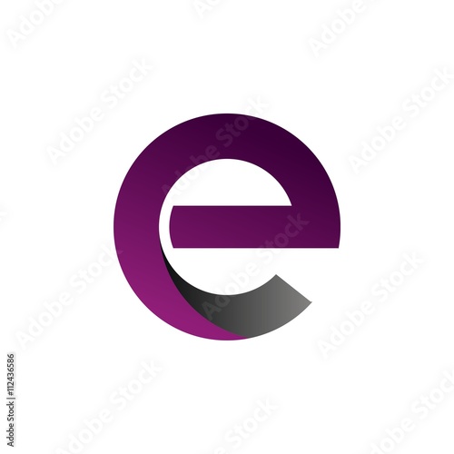 E initial logo