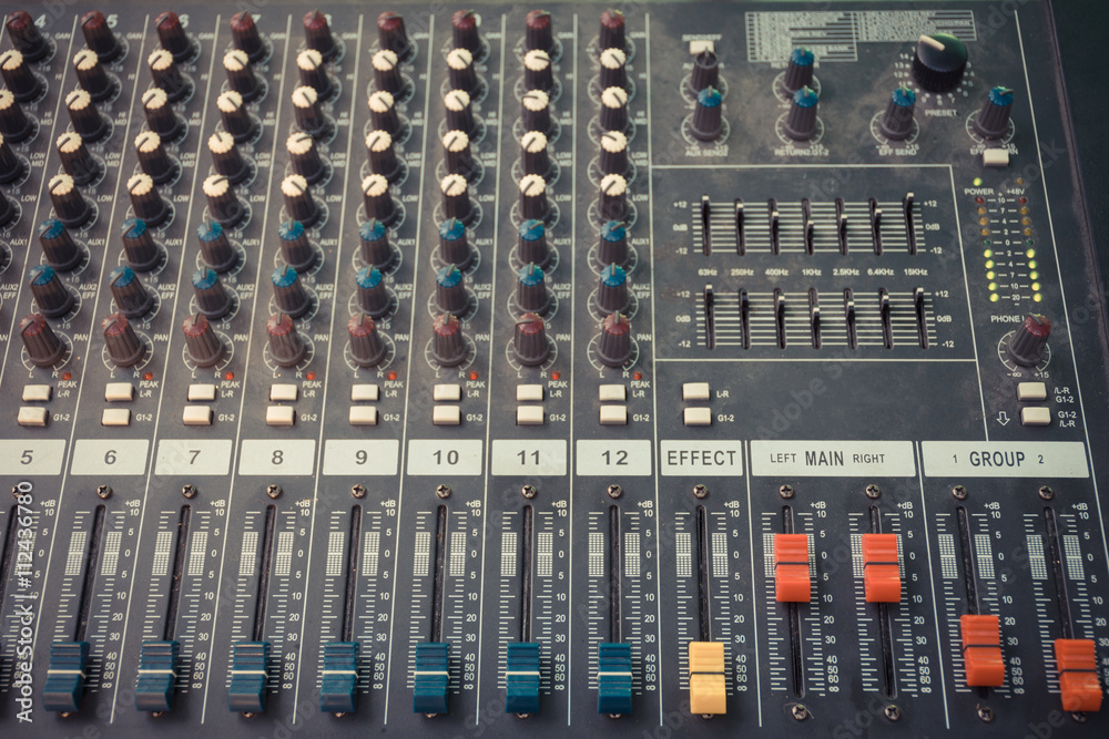 Sound mixer control