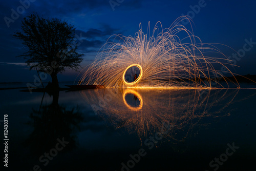 Reflection of swing fire