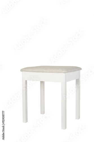 Wooden kitchen chair with fabric