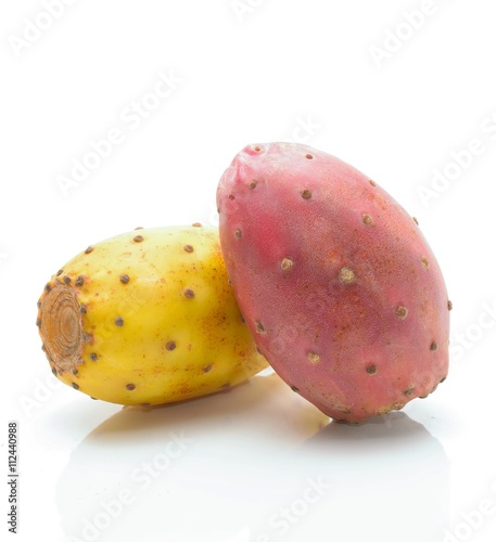 cactus fruits on a white background