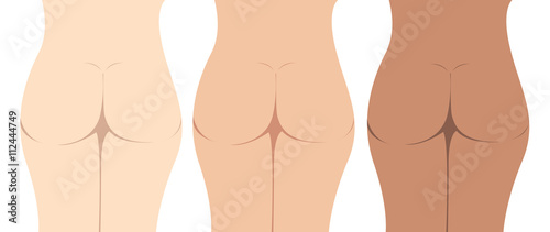 ass cartoon vector