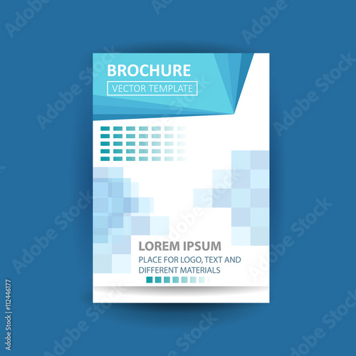 A4 cover annual flyer report business vector