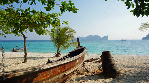 long beach on ko phi phi island