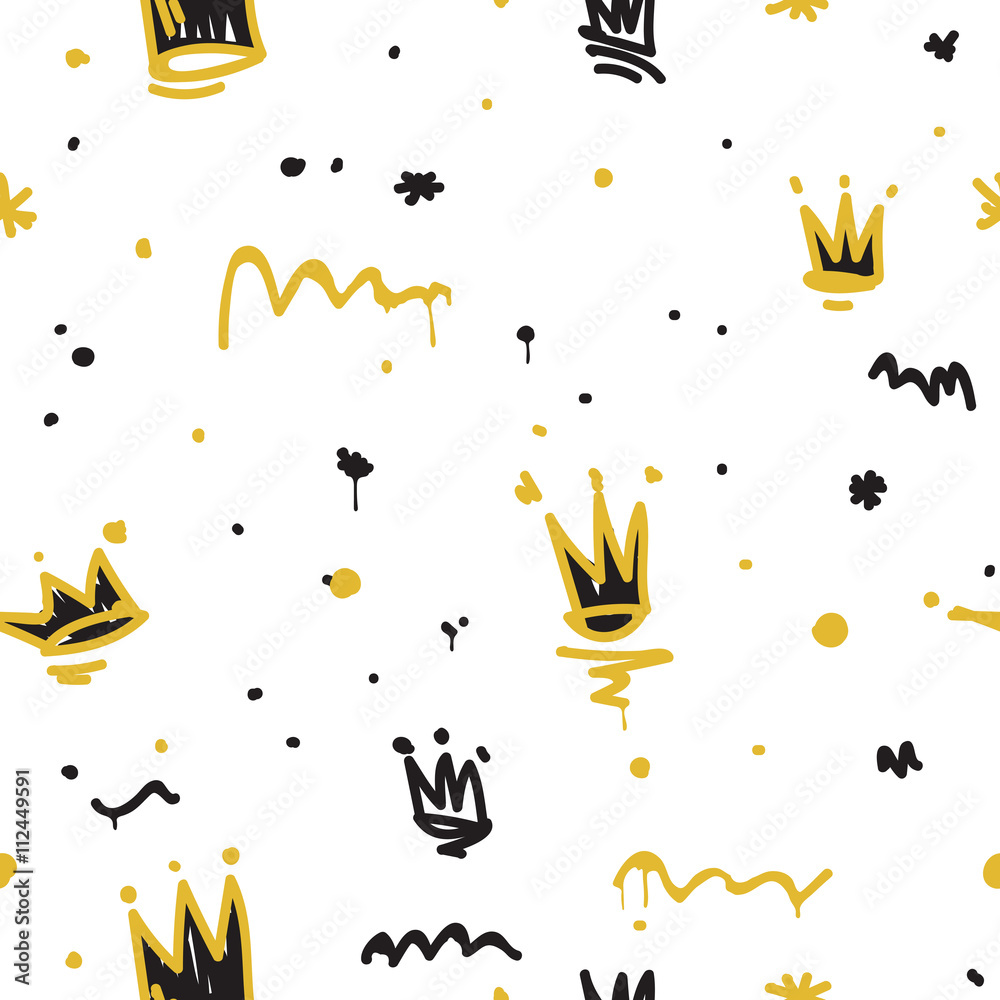 Graffiti seamless pattern