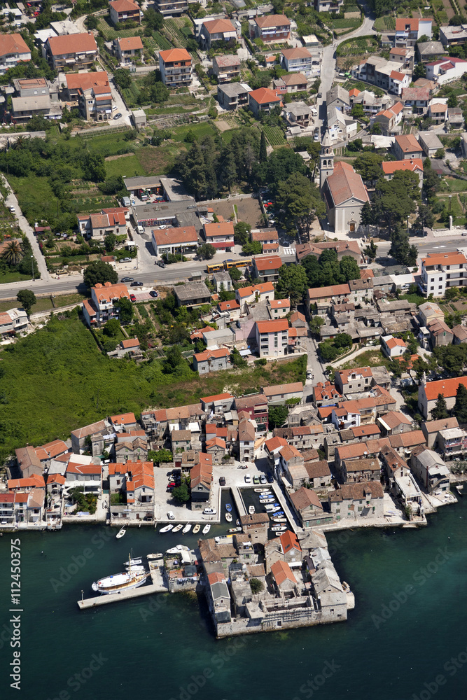 Kastel Gomilica one of seven settlement of town Kastela in Croatia