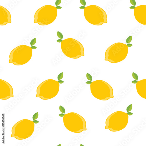 Lemon seamless pattern