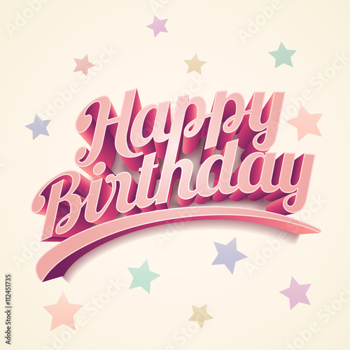 Happy Birthday Card Design