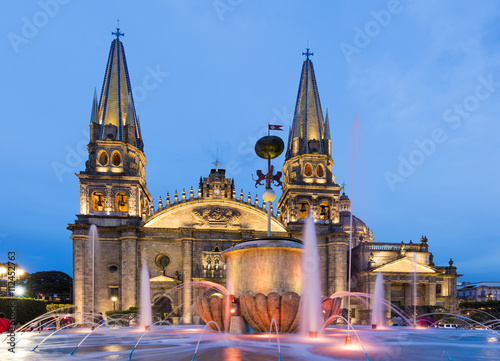 Gudalajara cathedral, Mexico
