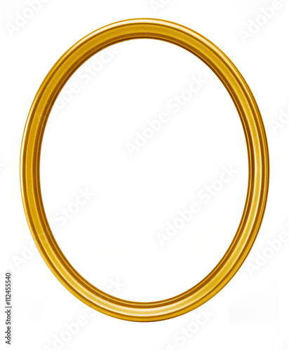 golden oval frame