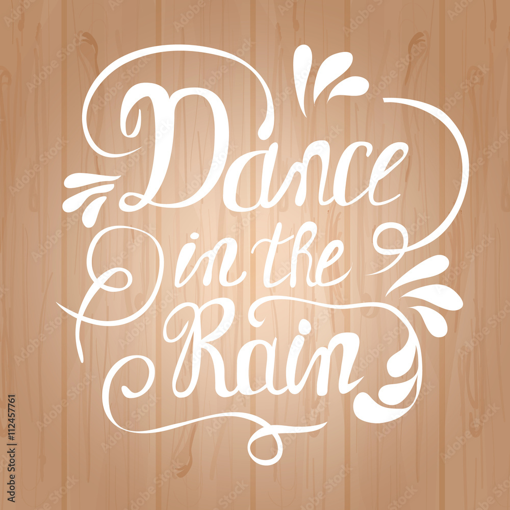 Hand-drawn lettering Hand-drawn lettering