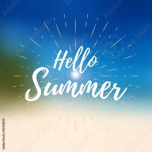 Vector summer background.