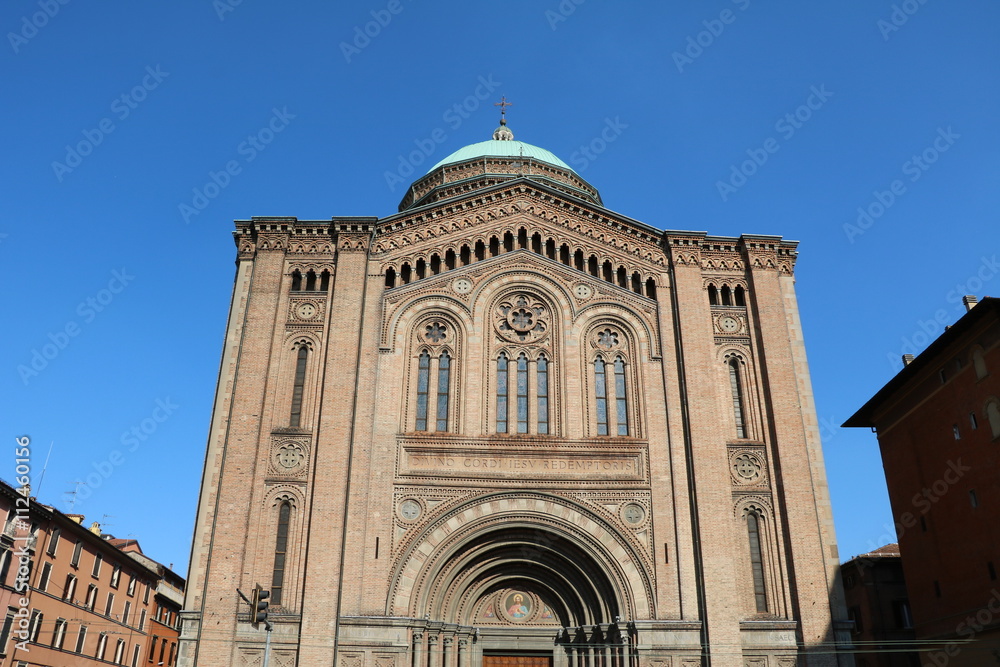 Look to Church Sacro cuore di Gesù in Bologna, Italy
