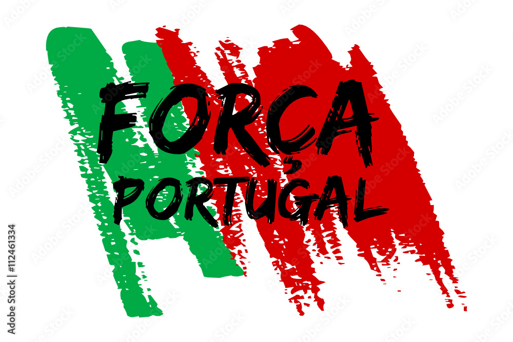 Drapeau Portugal Forca Portugal Stock Vector Adobe Stock
