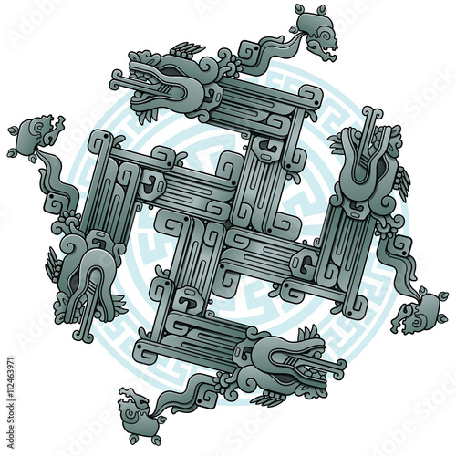 aztec cross color