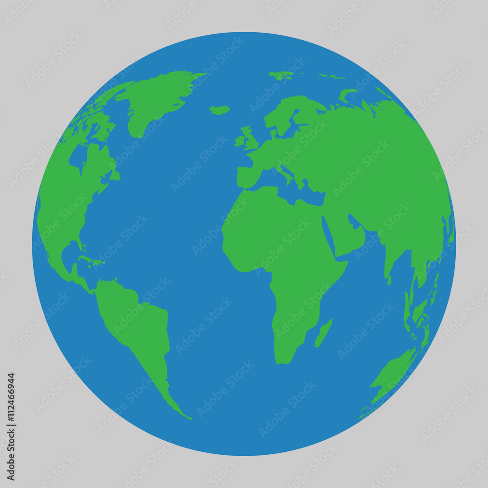 Vector planet Earth icon