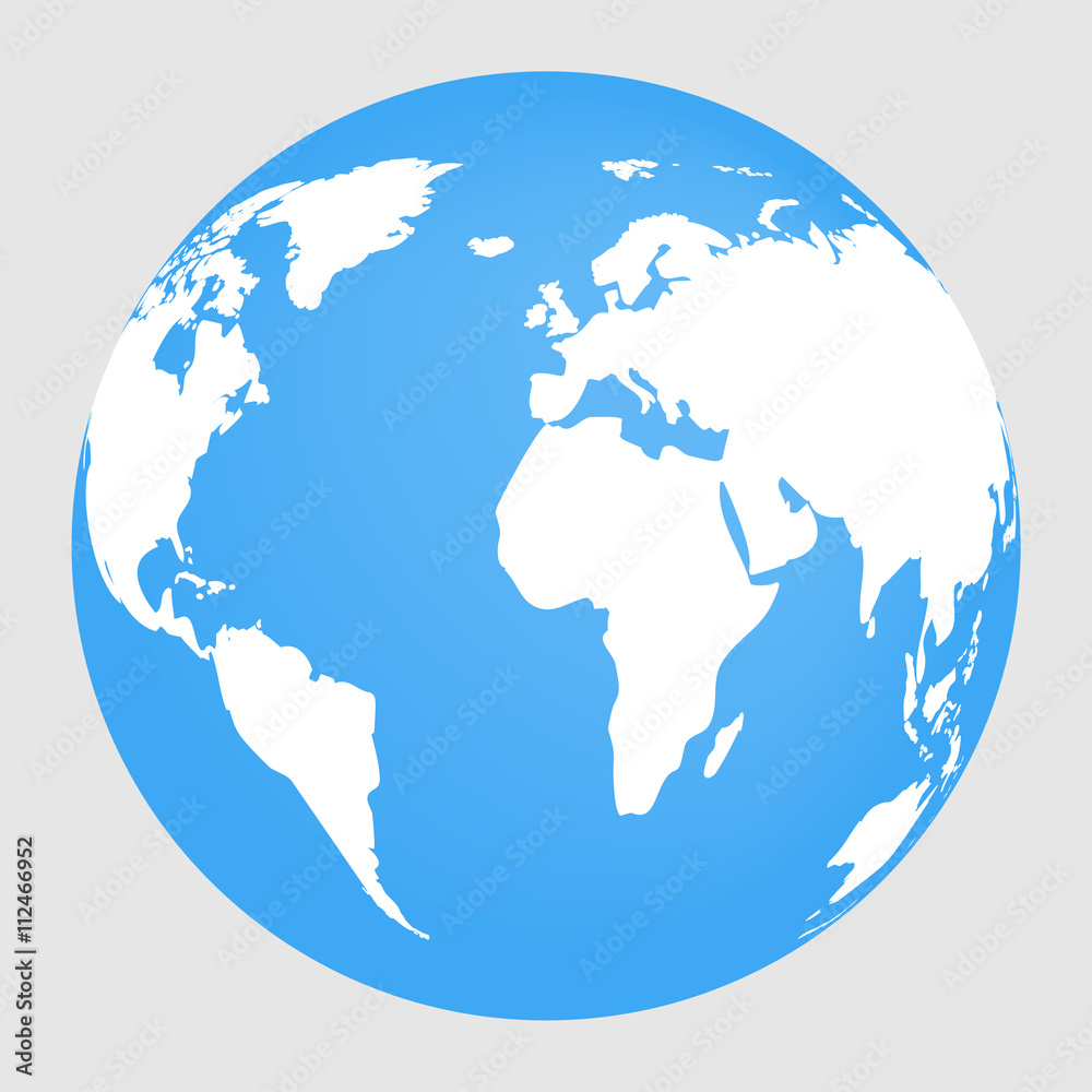 Vector planet Earth icon