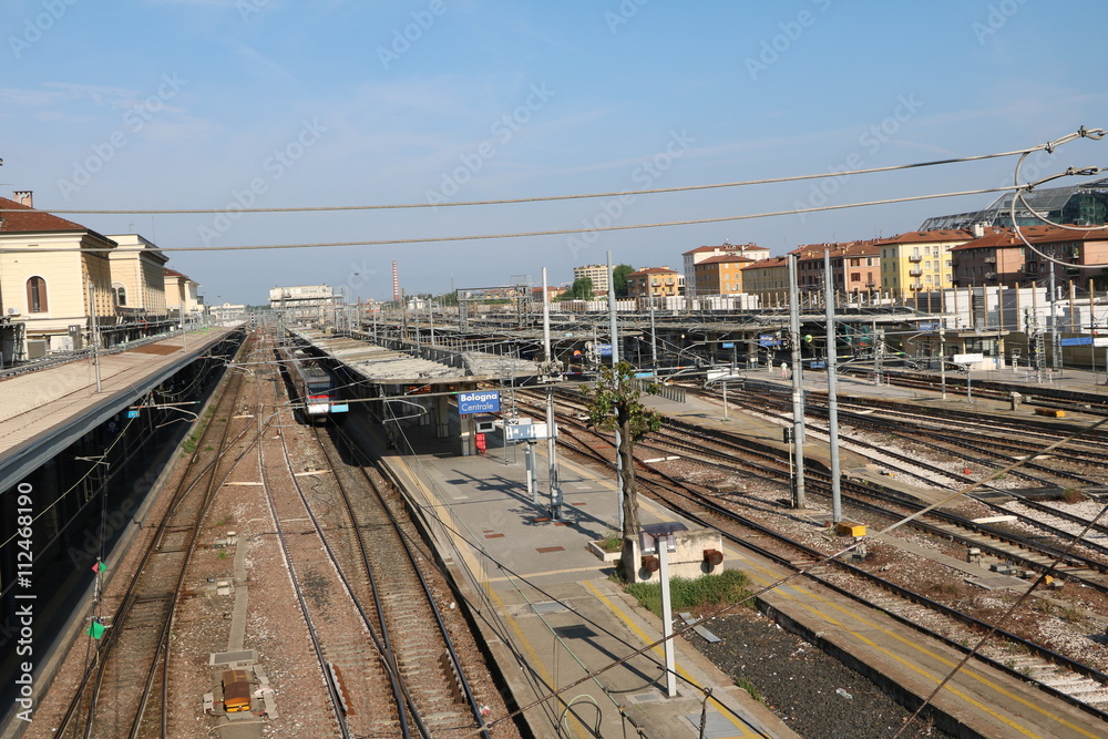 Obraz premium Bologna Centrale view from Via Giacomo Matteotti in Italy