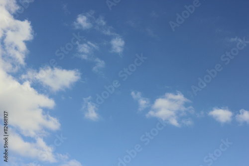 white clouds in the sky
